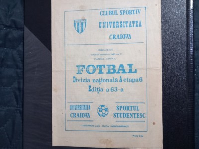 program U Craiova - Sportul Stud. foto