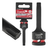 Cheie tubulara de impact TORX 1 / 2&quot;, T50, Cr-Mo, Tvardy T00216-50