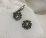 Butoni de cămașă din argint, filigran, model Zeeland