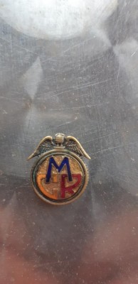 INSIGNA &amp;quot;MOTOR CLUB ROMAN&amp;quot; 1936 foto