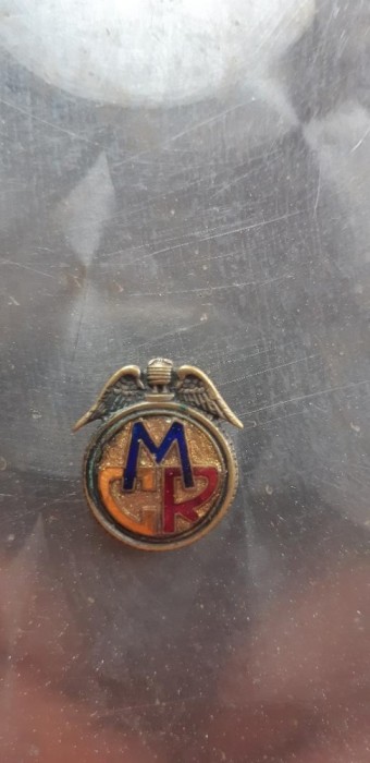 INSIGNA &quot;MOTOR CLUB ROMAN&quot; 1936