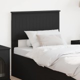 vidaXL Tăblie cap cu headboard Stejar Negru 75 cm Lemn compozit 888485