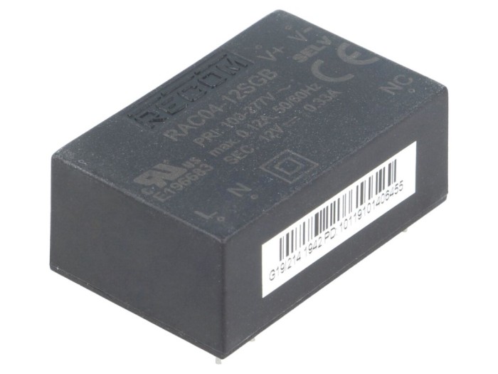Convertor AC/DC 4W 12VDC