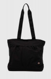 Dickies geanta FISHERSVILLES TOTE BAG culoarea negru, DK0A4YP6