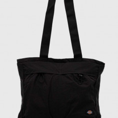 Dickies geanta FISHERSVILLES TOTE BAG culoarea negru, DK0A4YP6