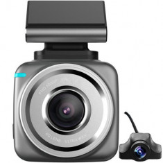 Camera auto Dubla DVR iUni Dash Q2 Plus, Display Touchscreen 2 inch IPS, Full HD, Night Vision, Senzor G, by Anytek foto