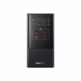 INCARCATOR RETEA Baseus PowerCombo Tower Digital Powerstrip, Quick Charge 35W, 3 x AC, 2 x USB Type-C Output 5V/3A, 2 x USB, lungime cablu 1.5m, negru