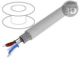 Cablu DeviceNet litat Cu PVC gri 1x2x15AWG 1x2x18AWG