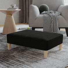 vidaXL Taburet, negru, 78x56x32 cm, material textil
