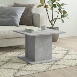 vidaXL Măsuță de cafea, gri beton, 55,5x55,5x40 cm, lemn compozit