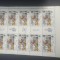 Coală timbre Rom&acirc;nia 2002 mnh 1581b uniti vom &icirc;nvinge