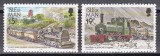 Isle of Man 1990 - Tramvaie și trenuri de epocă, Retipărite cu inscripția "1990", MNH