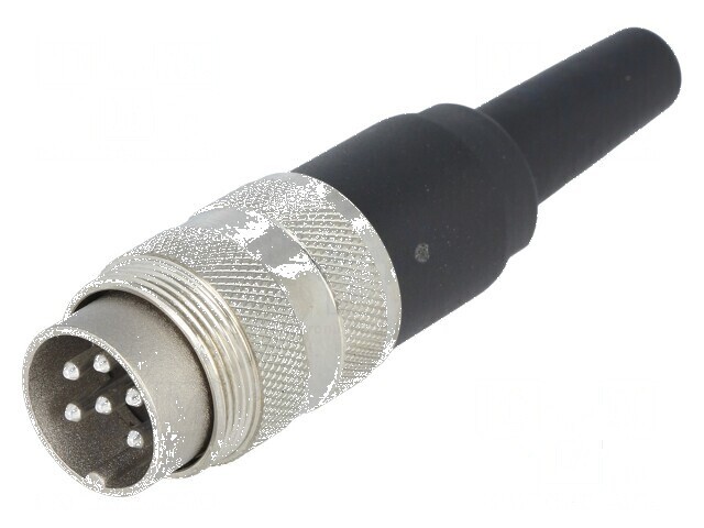 Conector M16 mufă tată lipire cablu 6 pini 5A 300V drept