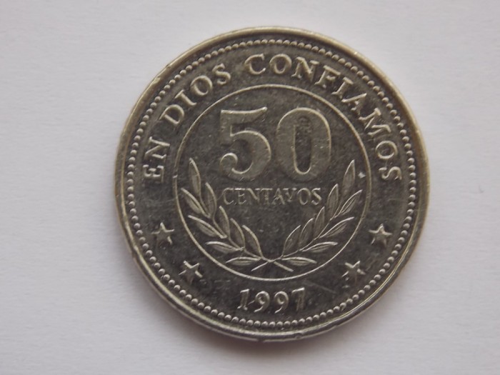 50 CENTAVOS 1997 NICARAGUA