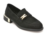 Cumpara ieftin Mocasini EPICA negri, 472293, din piele intoarsa