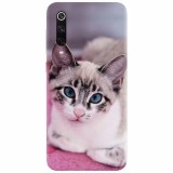 Husa silicon pentru Xiaomi Mi 9, Siamese Kitty