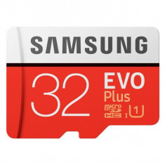 Card Micro SD Samsung EVO Plus MB-MC32G 32 GB Ro?u Alb foto