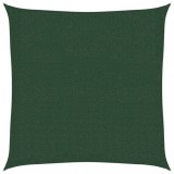 Cumpara ieftin Panza parasolar, verde inchis, 2,5 x 2,5 m, HDPE, 160 g / m&sup2;