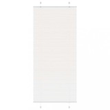VidaXL Jaluzea plisată alb 85x200 cm Lățime țesătură 84,4cm poliester
