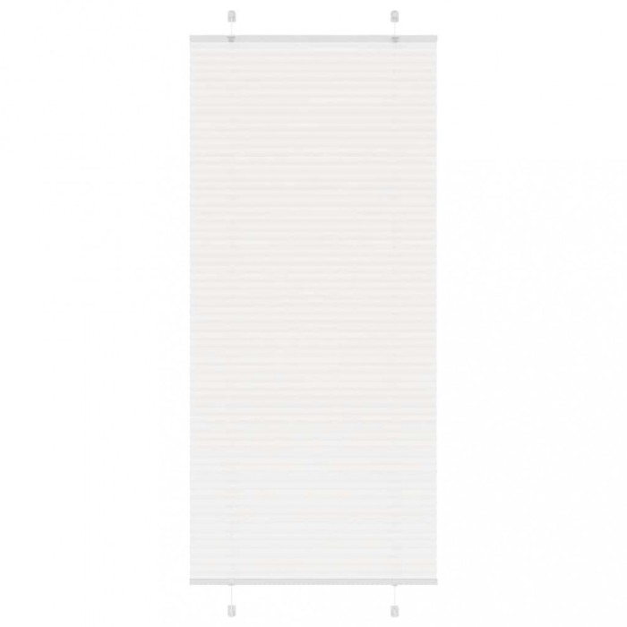 vidaXL Jaluzea plisată alb 85x200 cm Lățime țesătură 84,4cm poliester 4015514