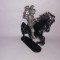 bnk jc Germania - Jean Hoeffler - cavaler medieval cu sabie - calare