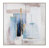 Cumpara ieftin Tablou decorativ canvas in ulei 82.5x4.5x82.5 cm
