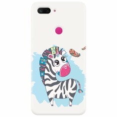 Husa silicon pentru Xiaomi Mi 8 Lite, Zebra foto