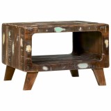 VidaXL Masă de cafea Multicolour 50 x 50 x 35 cm Lemn masiv reciclat