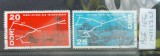 TS21 - Timbre serie DDR - 1966 Mi1227-28, Stampilat