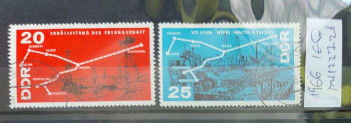 TS21 - Timbre serie DDR - 1966 Mi1227-28