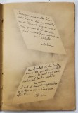 CARNET CU AMINTIRI DIN PARTEA COLEGELOR DE LICEU , MANUSCRIS , 1921