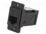 Adaptor CLIFF DUALSLIM Cat 6 8p8c unghi 29mm metal