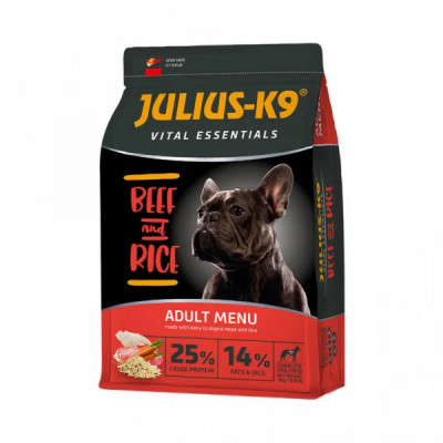 Julius K9 Adult Vital Essentials - Hrana uscata super-premium - Vita si Orez - 3kg foto