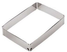 Forma inox reglabila pentru patiserie/cofetarie, 19x28 cm-&amp;gt;34x54 cm foto