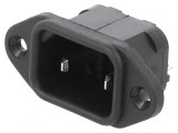 Conector alimentare AC 10A 250V C18