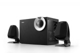 BOXE EDIFIER 2.1, RMS: 34W (2 x 8W, 1 x 18W), bluetooth, volum, bass; raport semnal-zgomot: #25dBA, frecventa raspuns - sateliti: 210Hz - 20kHz, black