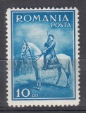 ROMANIA 1932 LP 97 REGELE CAROL II CALARE STARE MNH