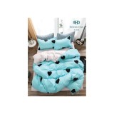 Cumpara ieftin Lenjerie de Pat Dublu, Bumbac Finet, 6 Piese - SIPRR60-360