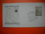 HOPCT PLIC FDC S NR 368 CONCURS SANIUTA / SCHI 1962 AUSTRIA