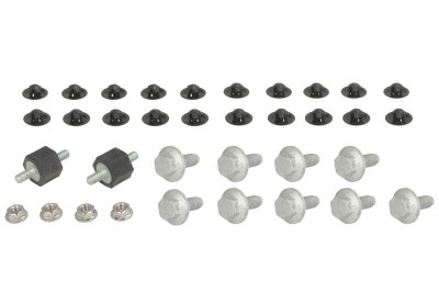 Set fixare scut protectie sub motor Alhambra, 04.1910; Ford Galaxy, 05.1906; Vw Sharan, 05.1910, Transporter /Caravelle/Multivan, 03, fixare scut sub foto