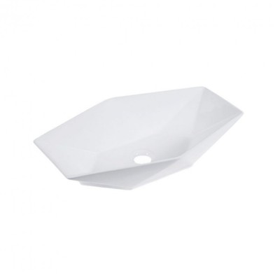 Lavoar ceramic KR-570, 57,5x36,5x12,5cm, alb mat foto