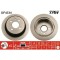 Set disc frana BMW 3 (E30) 09.82-03.92, Spate, 258X10mm, plin, TRW