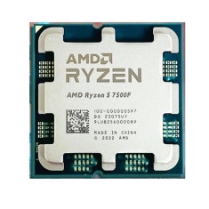 Procesor AMD Ryzen 5 7500F, 6C 12T, 3.70 - 5.00 GHz, 38 MB cache, 65 W, Tray 100-000000597