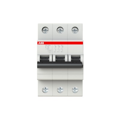 Siguranta automata 16A 3P C 4,5ka ABB SH203L 2CDS243001R0164 foto