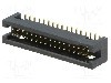 Conector IDC, 34 pini, pas pini 1.27mm, CONNFLY - DS1031-14-34S8B
