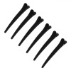 Clame Păr Coafor, Salon Accessories, Negre, Set 6 Bucăți, 11 cm, Oem