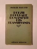 Oszkar Mailand - Poezii populare rom&acirc;nești din Transilvania (1981)