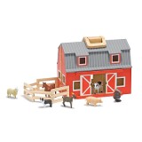 Grajd din lemn pliabil Melissa and Doug, Melissa &amp; Doug
