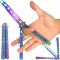 Cutit tip fluture pentru antrenament, protectie deschidere, maner ergonomic, metal, cameleon