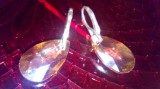 Cumpara ieftin Cercei argint 925 swarovski champagne